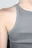 Майка TANKTOP облегающая в рубчик - цвет серый - 7