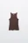 Майка TANKTOP облегающая в рубчик - цвет коричневый - 8