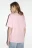 Футболка TBIG оверсайз базовая - цвет розовый - 4
