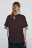Футболка oversize базовая - цвет коричневый - 4