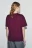 Футболка oversize базовая - цвет бордовый - 4