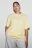 Футболка оверсайз базовая - цвет желтый - 2