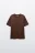 Футболка оверсайз базовая - цвет коричневый - 7