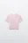 Футболка-топ базовая укороченная - цвет розовый - 1