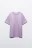 Футболка свободная хлопковая - цвет сиреневый - 7