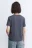 Футболка TSHIRT прямая базовая из хлопка - цвет серый - 4