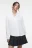 Блузка-рубашка ViShirt базовая из вискозы - цвет белый - 7