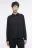 Блузка-рубашка ViShirt базовая из вискозы - цвет черный - 2