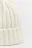 Шапка-бини вязаная с шерстью - цвет молочный - 5