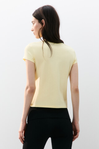 Футболка свободная хлопковая с принтом — фото 3