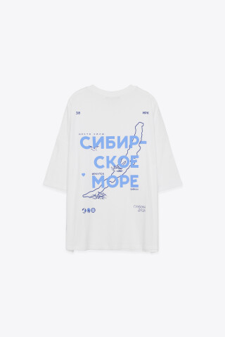 Футболка прямая с принтом — фото 2