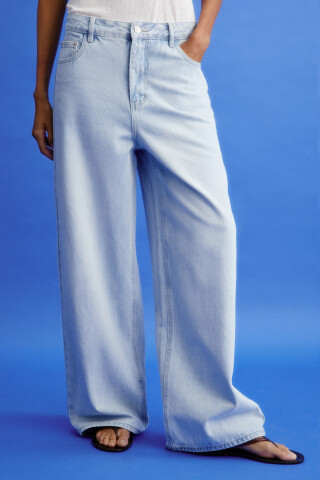 Джинсы багги со средней посадкой — фото 3
