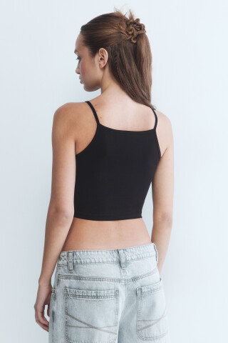Майка-топ CROPTOP хлопковая укороченная — фото 4