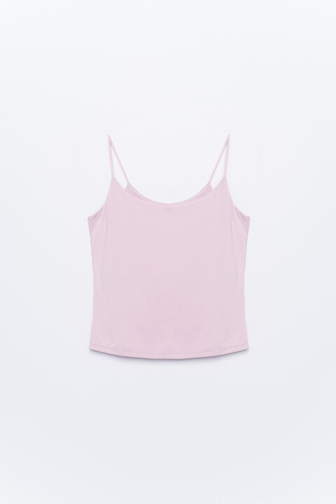 

Топ из гладкой ткани на тонких бретелях, Сиреневый, топ из гладкой ткани на тонких бретелях