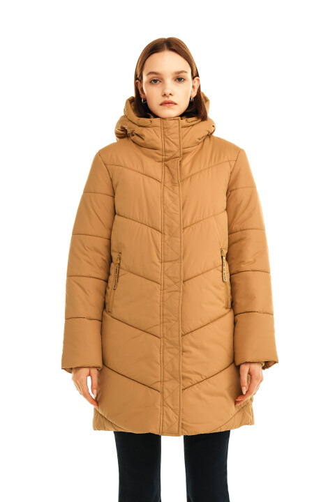 

Пальто женское, Желтый, пальто женское