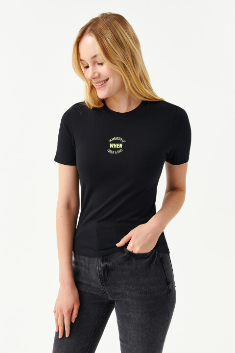 

Футболка женская, Черный, Футболка женская