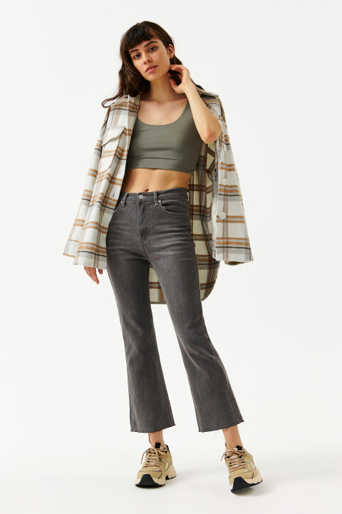 

Кроп-топ на узких бретелях, Зеленый, Кроп-топ на узких бретелях