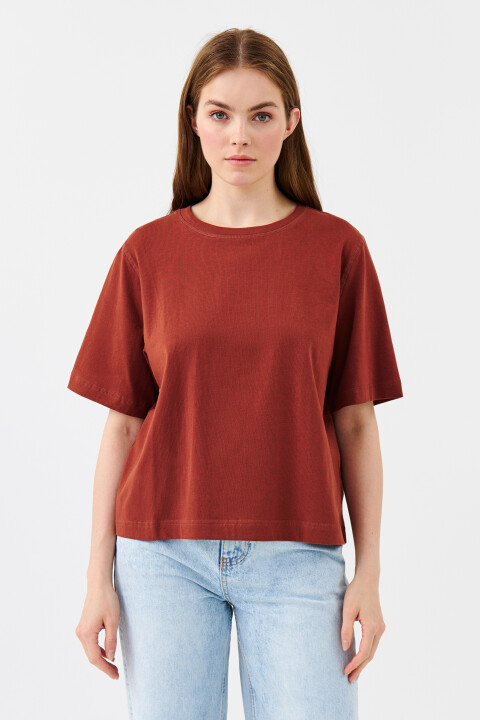 

Футболка женская, Коричневый, Футболка женская