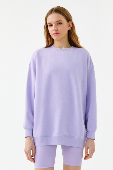

Свитшот базовый oversize, Сиреневый, Свитшот базовый oversize