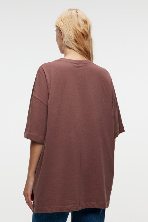 

Футболка женская, Темно-бежевый, Футболка женская