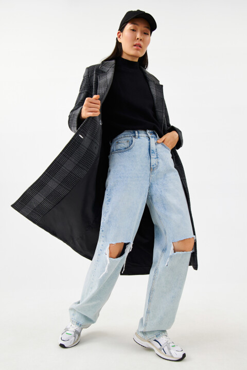 

Пальто женское, Серый, Пальто женское