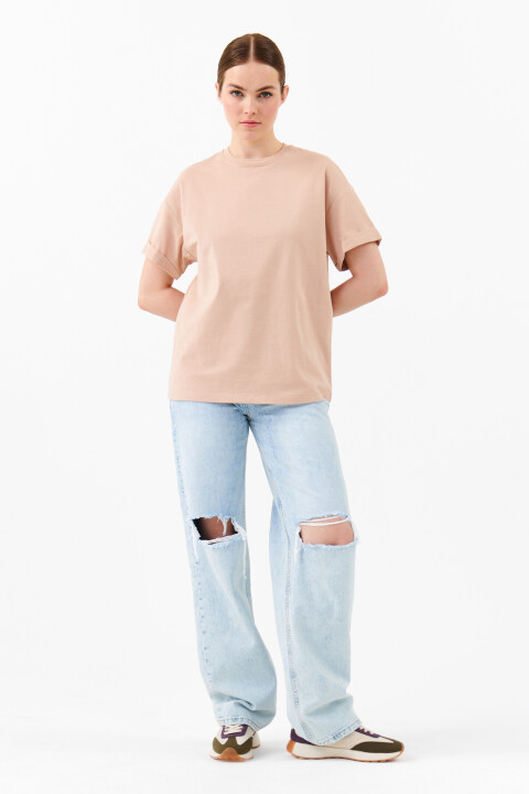 

Футболка женская, Бежевый, Футболка женская