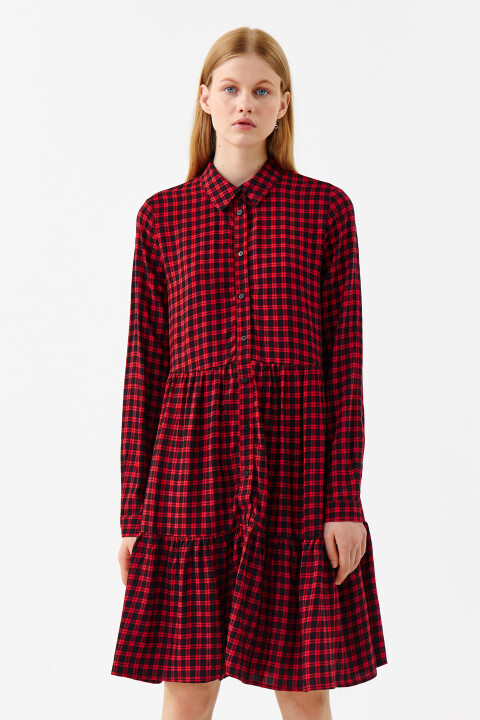 

Платье-рубашка вискозное oversize, Черный, Платье-рубашка вискозное oversize