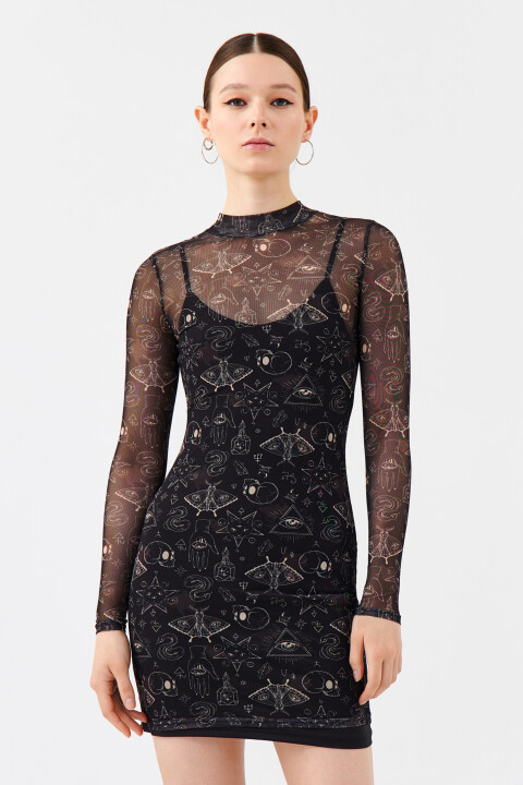 

Платье женское, Черный, Платье женское