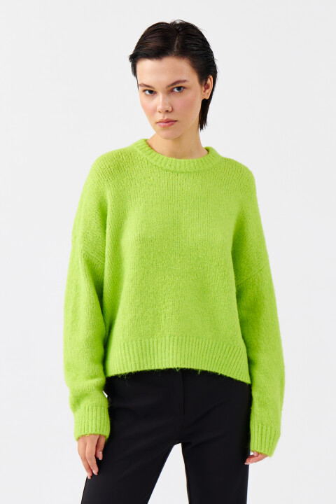 

Джемпер женский, Светло-зеленый, Джемпер женский