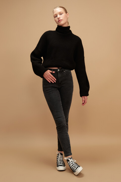 

Брюки джинсовые женские, Светло-серый, Брюки джинсовые женские