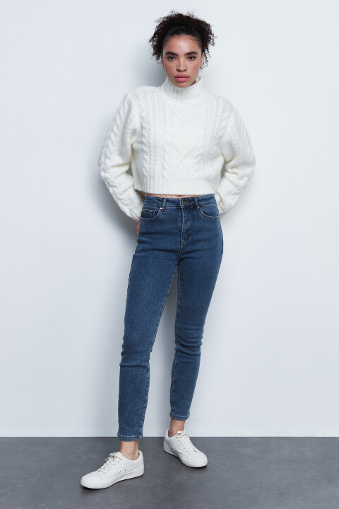 

Брюки джинсовые женские, Индиго, Брюки джинсовые женские