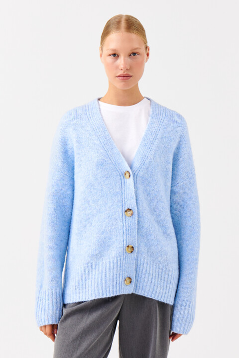 Кардиган шерстяной oversize на пуговицах