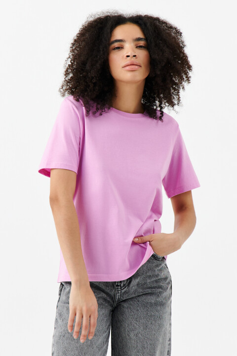 

Футболка базовая хлопковая oversize, Розовый, Футболка базовая хлопковая oversize