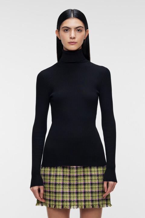 

Водолазка вискозная облегающая в рубчик, Бежевый, Водолазка вискозная облегающая в рубчик