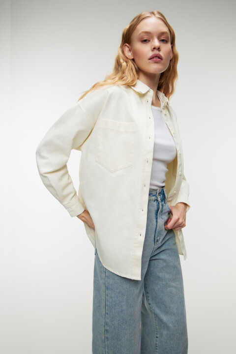 

Блузка женская, Молочный, Блузка женская