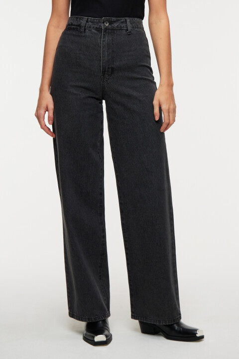 

Джинсы wide экстрадлинные с высокой посадкой, Серый, Джинсы wide экстрадлинные с высокой посадкой