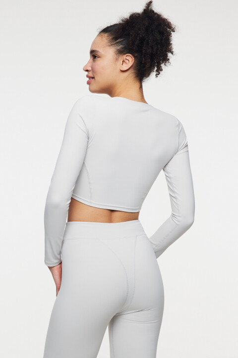 

Джемпер спортивный женский, Светло-серый, Джемпер спортивный женский