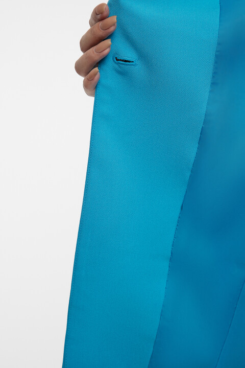 

Жакет женский, Бирюзовый, Жакет женский