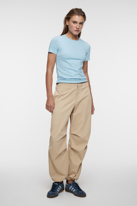 

Футболка slim хлопковая облегающая, Голубой, Футболка slim хлопковая облегающая