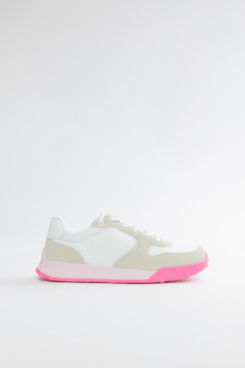 

Кроссовки текстильные с кожаными и замшевыми вставками, Мультиколор, Кроссовки текстильные с кожаными и замшевыми вставками