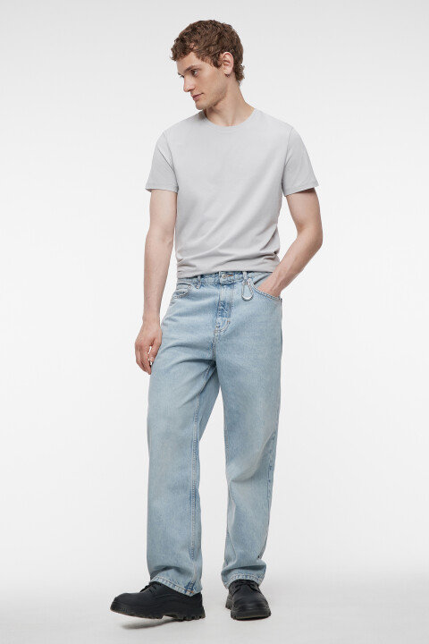 

Футболка slim облегающая хлопковая однотонная, Серый, Футболка slim облегающая хлопковая однотонная
