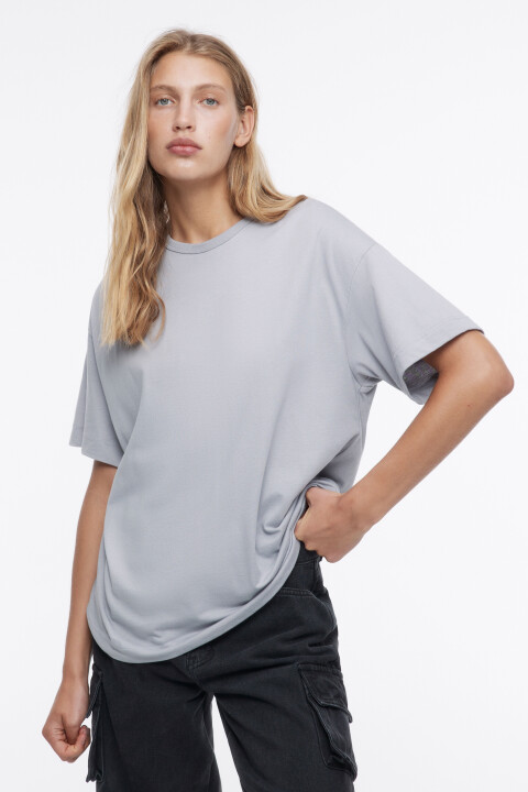 футболка женская Футболка oversize хлопковая однотонная Befree