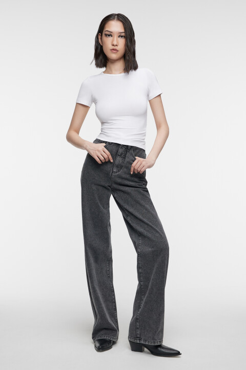 

Футболка slim облегающая из лиоцелла, Белый, Футболка slim облегающая из лиоцелла
