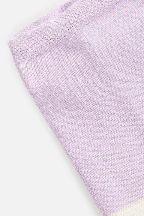 

Носки-подследники с цветными полосками, Сиреневый, Носки-подследники с цветными полосками