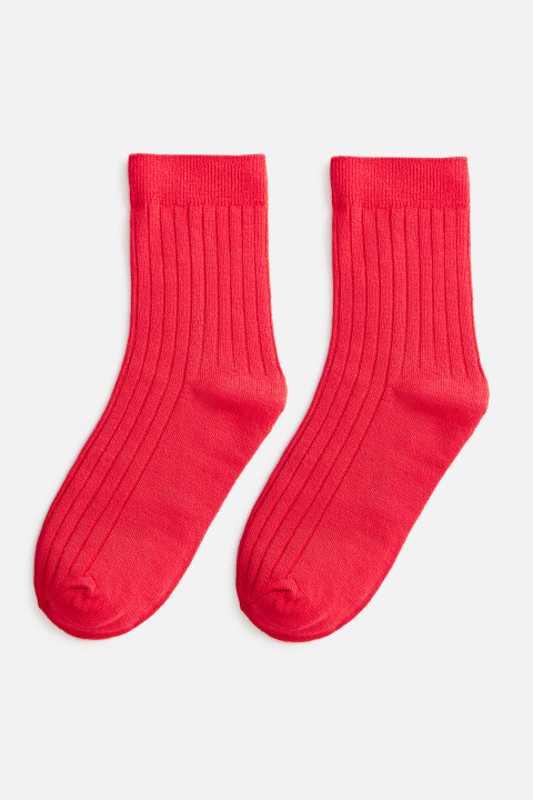 

Носки высокие вискозные в рубчик, Красный, Носки высокие вискозные в рубчик