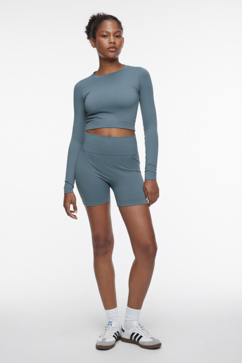 

Лонгслив-рашгард спортивный бесшовный, Зеленый, Лонгслив-рашгард спортивный бесшовный