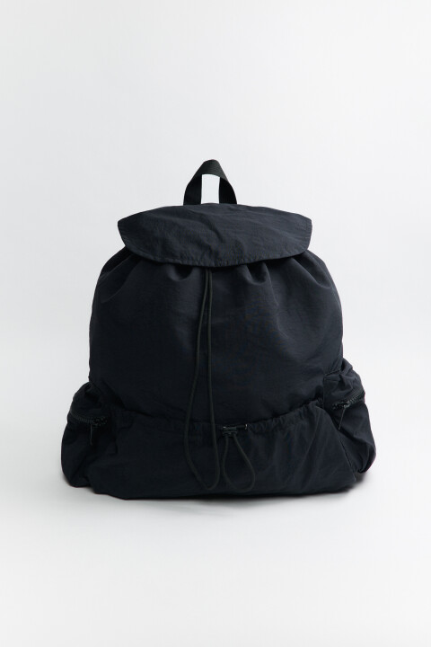 Рюкзак-мешок из плащевой ткани befree черного цвета