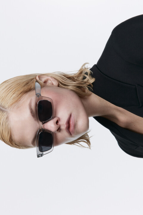 

Очки солнцезащитные прямоугольные, Серый, Очки солнцезащитные прямоугольные