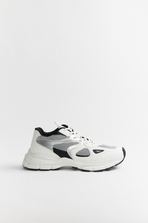 

Кроссовки спортивные с сетчатыми вставками, Белый, Кроссовки спортивные с сетчатыми вставками