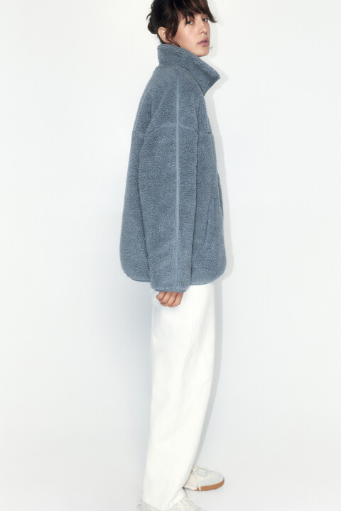 

Куртка из искусственного меха с утеплением, Серый, Куртка из искусственного меха с утеплением